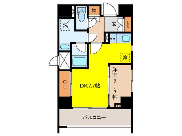 ONE ROOF FLAT TOGOSHIの物件間取画像